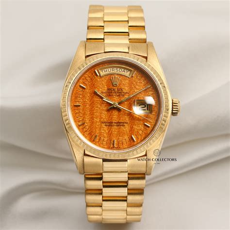 rolex day date 18038 birch burlwood